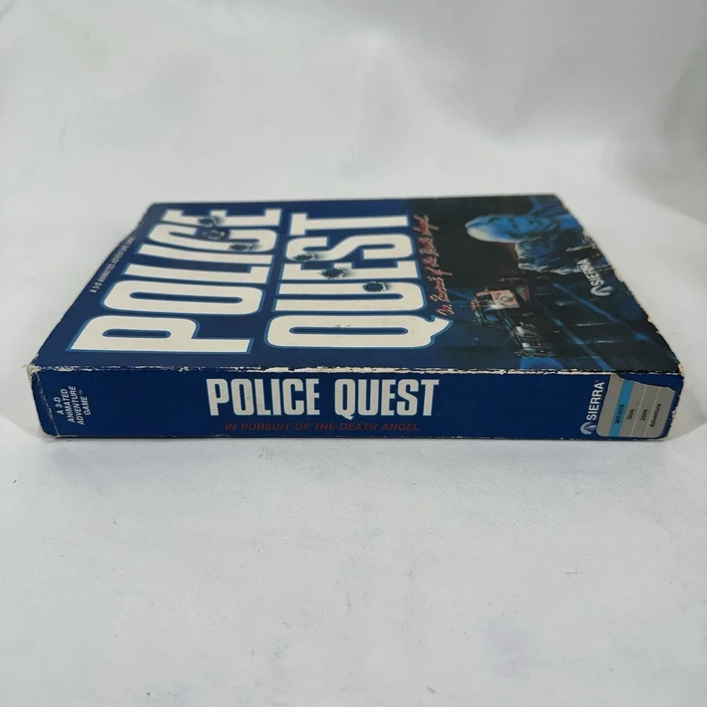 Police Quest Pursuit of Death Angel‎ (PC, US) Adventure Sierra Big Box NO DISCS